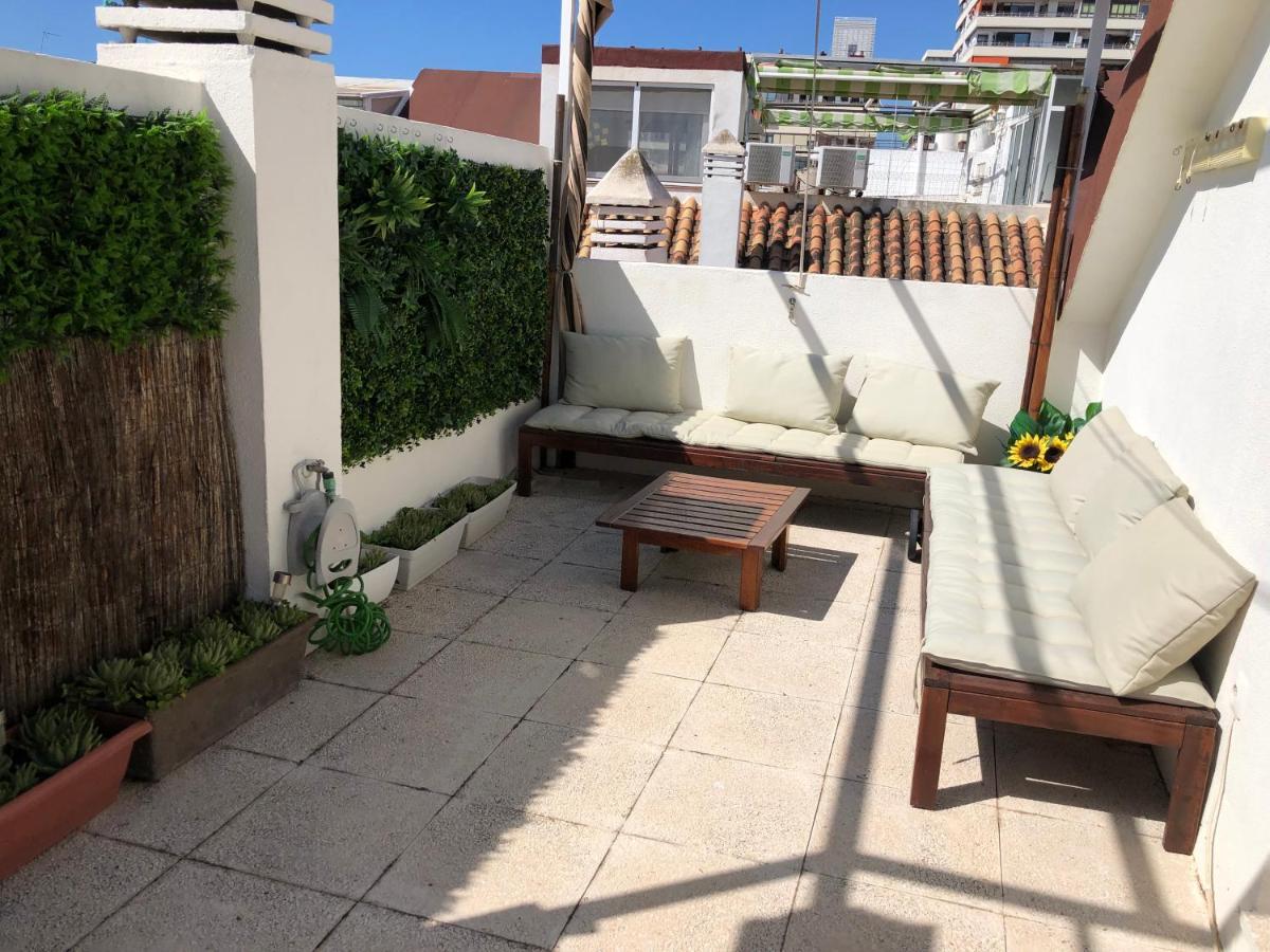 El Cortijuelo. Magnificent Triplex Terraced House With Rooftop Of 18M2, Overlooking The Sea. Parking توريمولينوس المظهر الخارجي الصورة