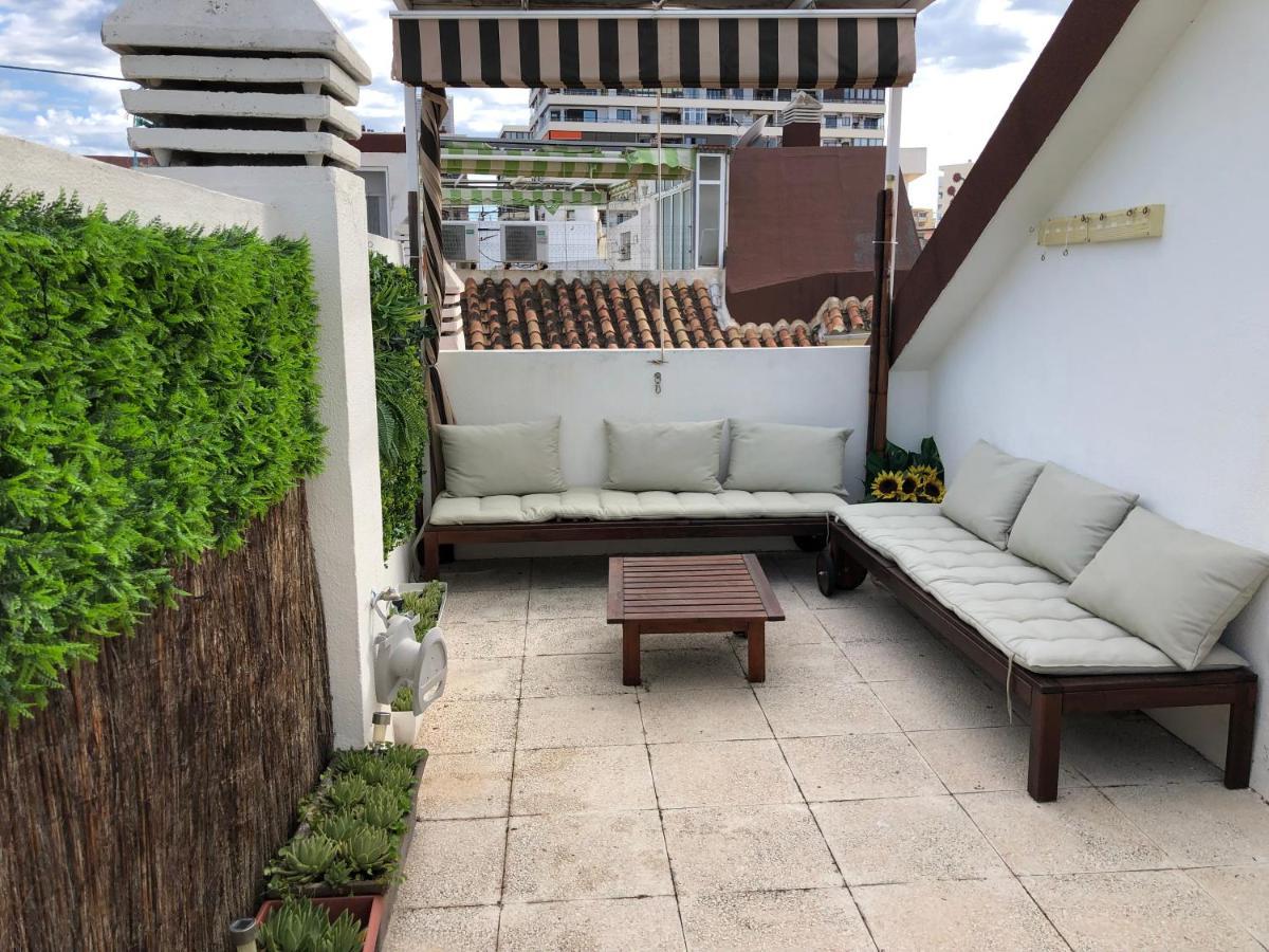 El Cortijuelo. Magnificent Triplex Terraced House With Rooftop Of 18M2, Overlooking The Sea. Parking توريمولينوس المظهر الخارجي الصورة